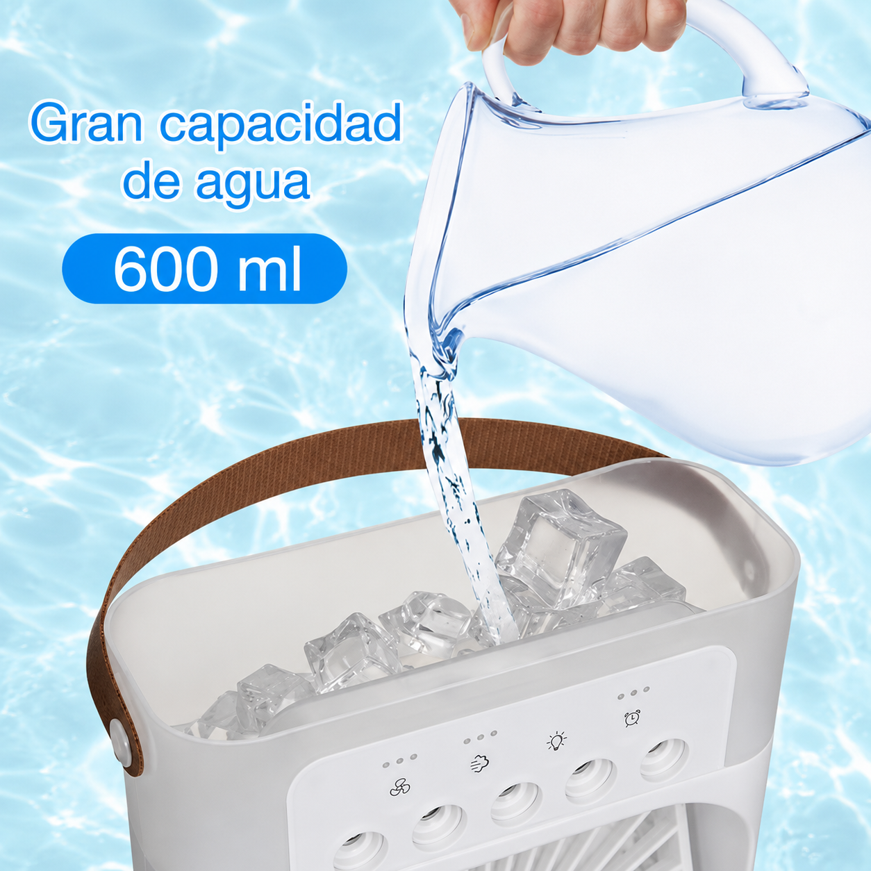 Humidificador ventilador Alto Rendimiento.
